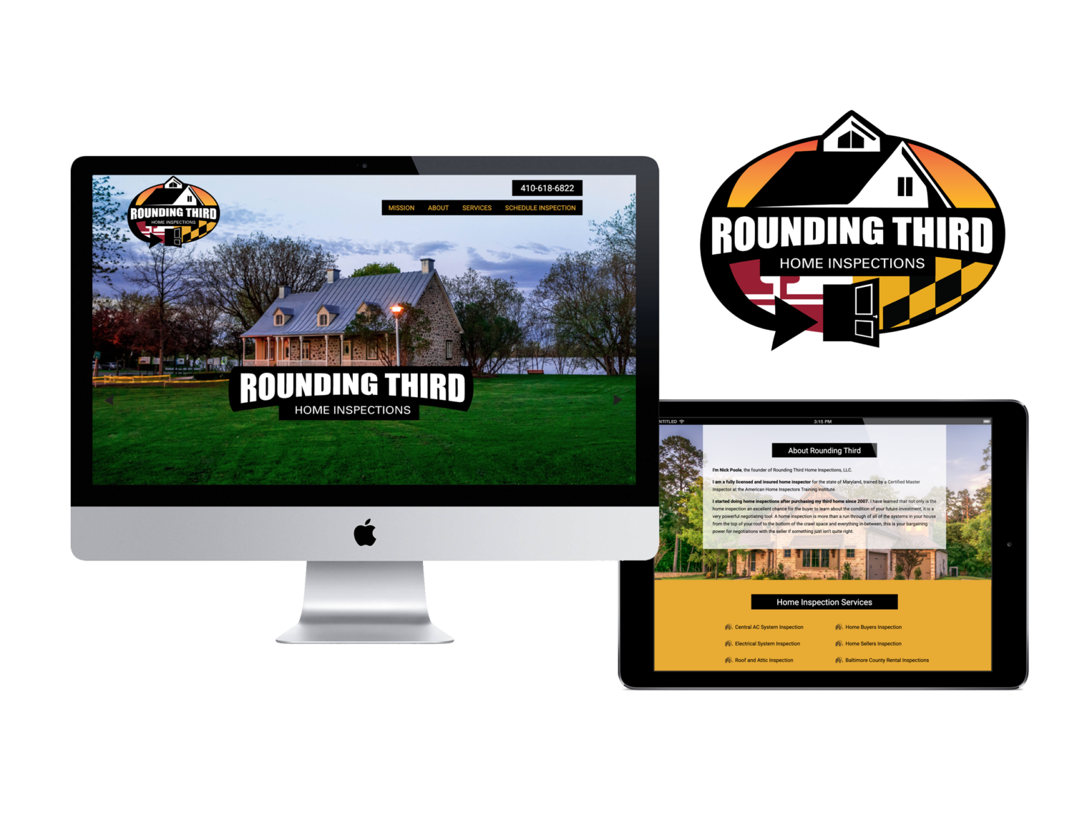 Rounding Third Home Inspections - Website image and Logo image